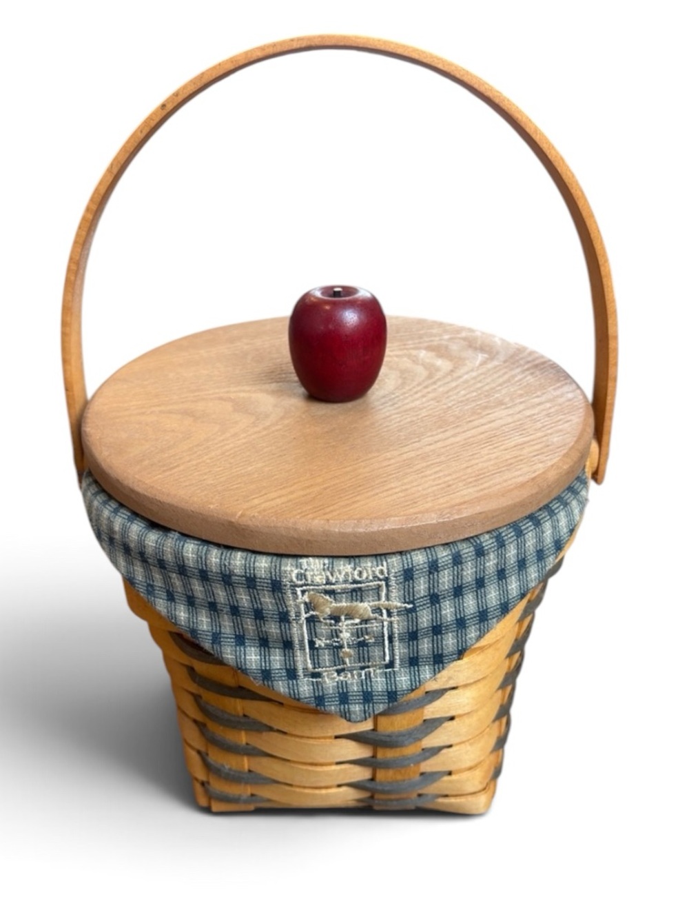 Longaberger Basket September The Crawford Barn Custom Apple Lid